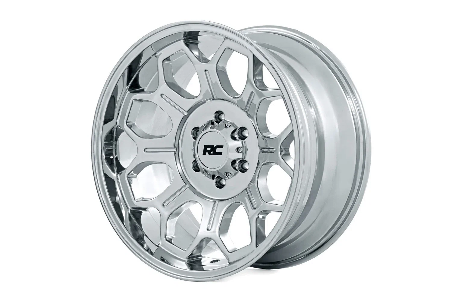 Rough Country 77 Series Wheel - One-Piece -Chrome - 22x12 - 6x5.5 - -44mm - 77224412